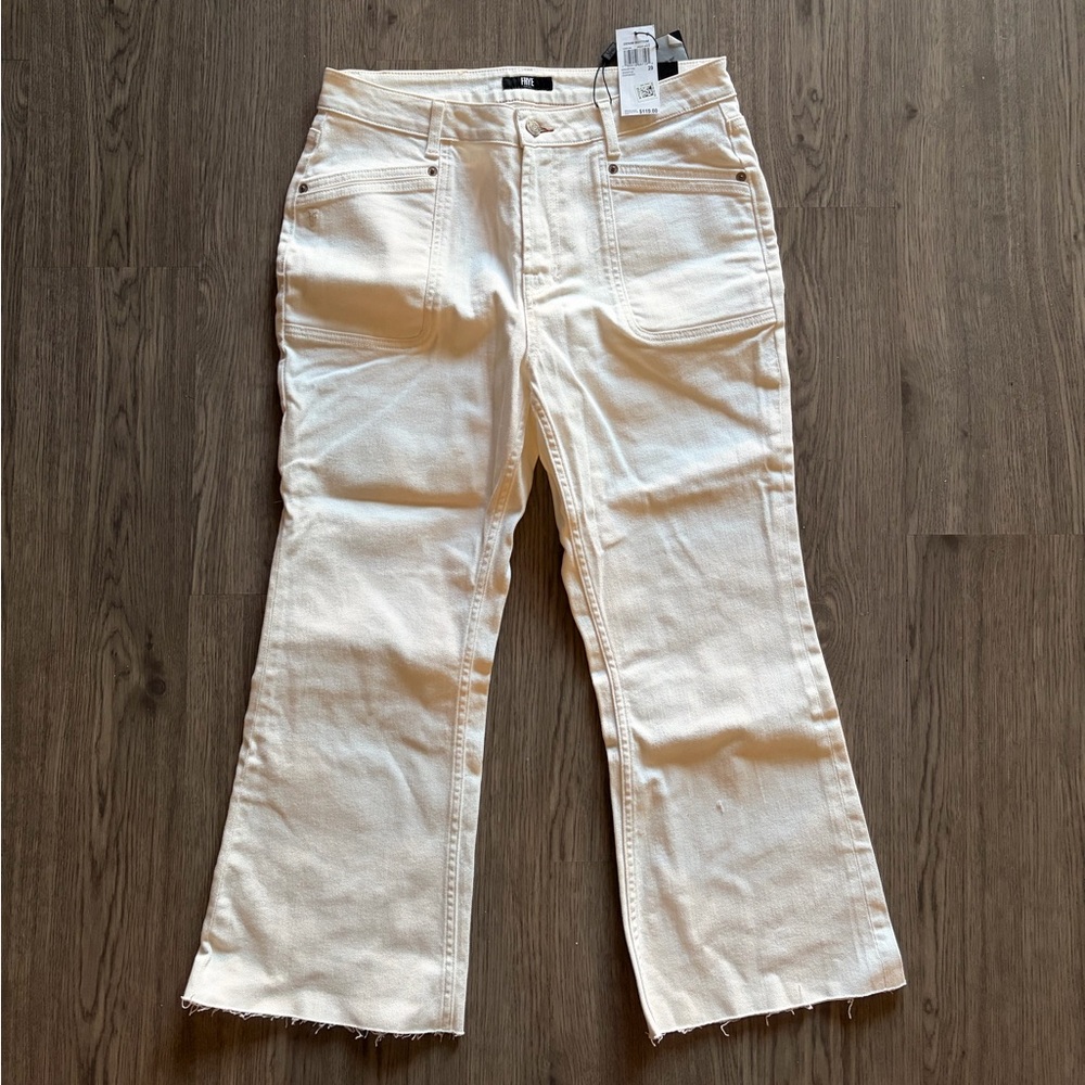 Women's White FRYE Jeans